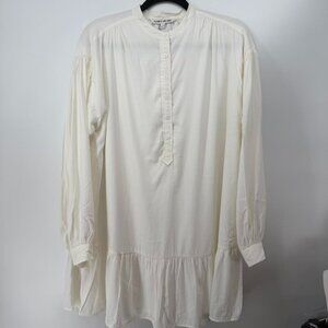 Elizabeth & James White Knight Moto's dress Small
